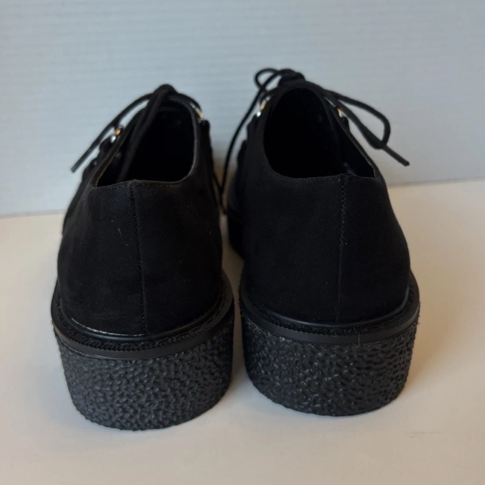 Mudd Black Platform Chunky Lace Up Women’s Shoes, Size 7.5 M - Picture 6 of 10